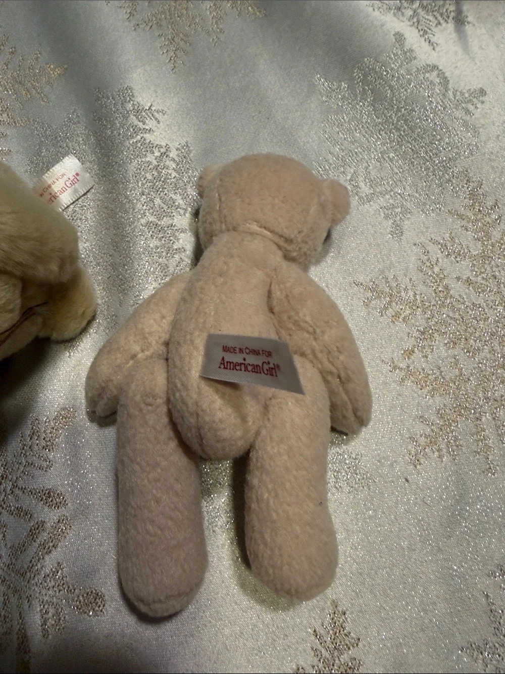 American Girl Beige Bear and Light Yellow Puppy Plush Duo